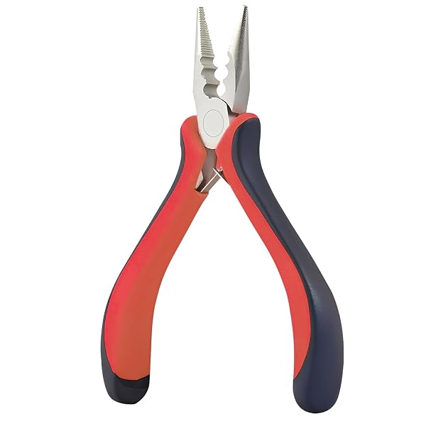 Vlasy Hair Extension Pliers,1PCS Micro Link Nano Ring Tool for Styling,Red